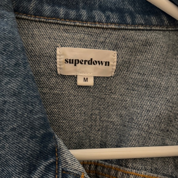 Superdown Raya Rhinestone Fringe Jacket - Picture 4 of 6